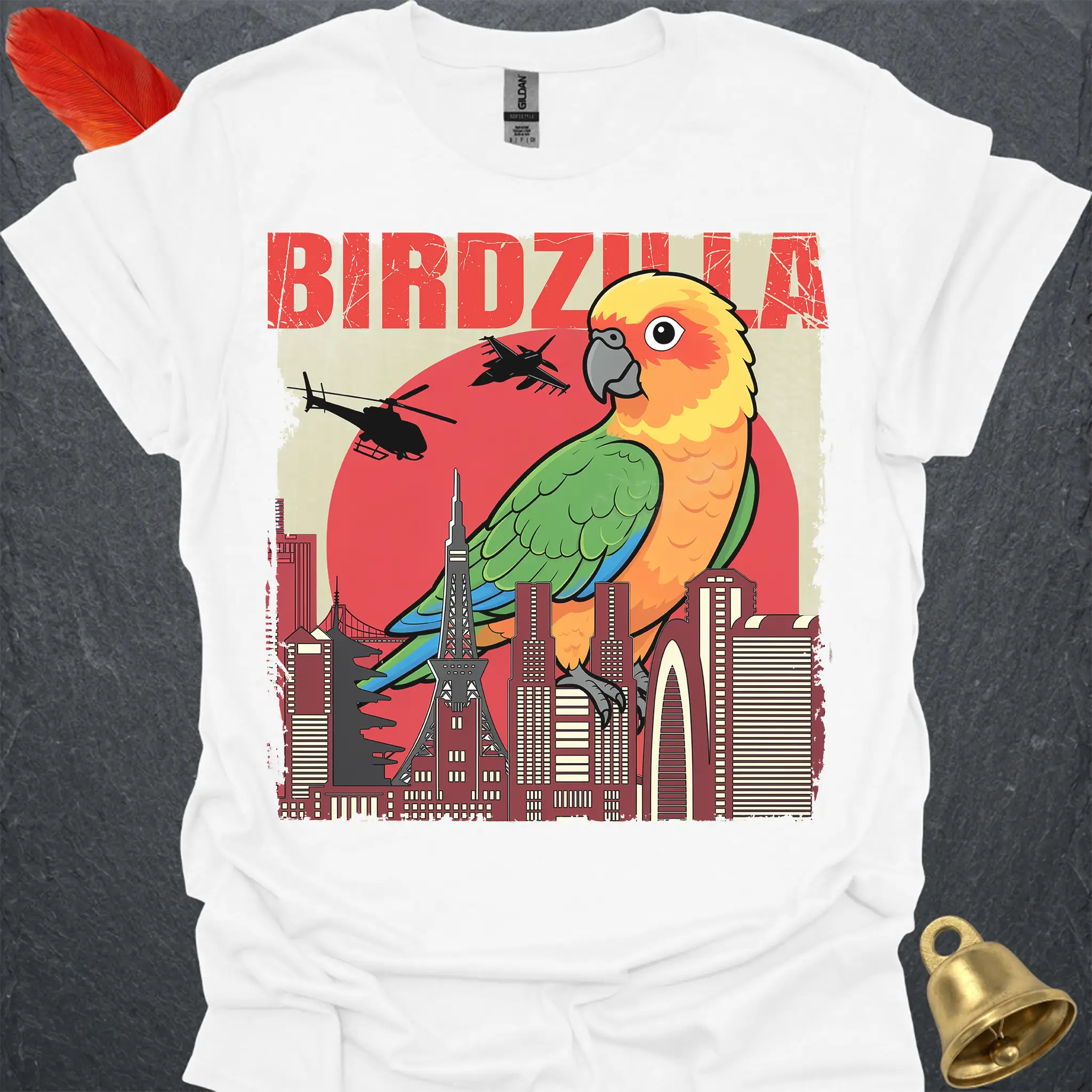 Jenday Conure Birdzilla T-Shirt