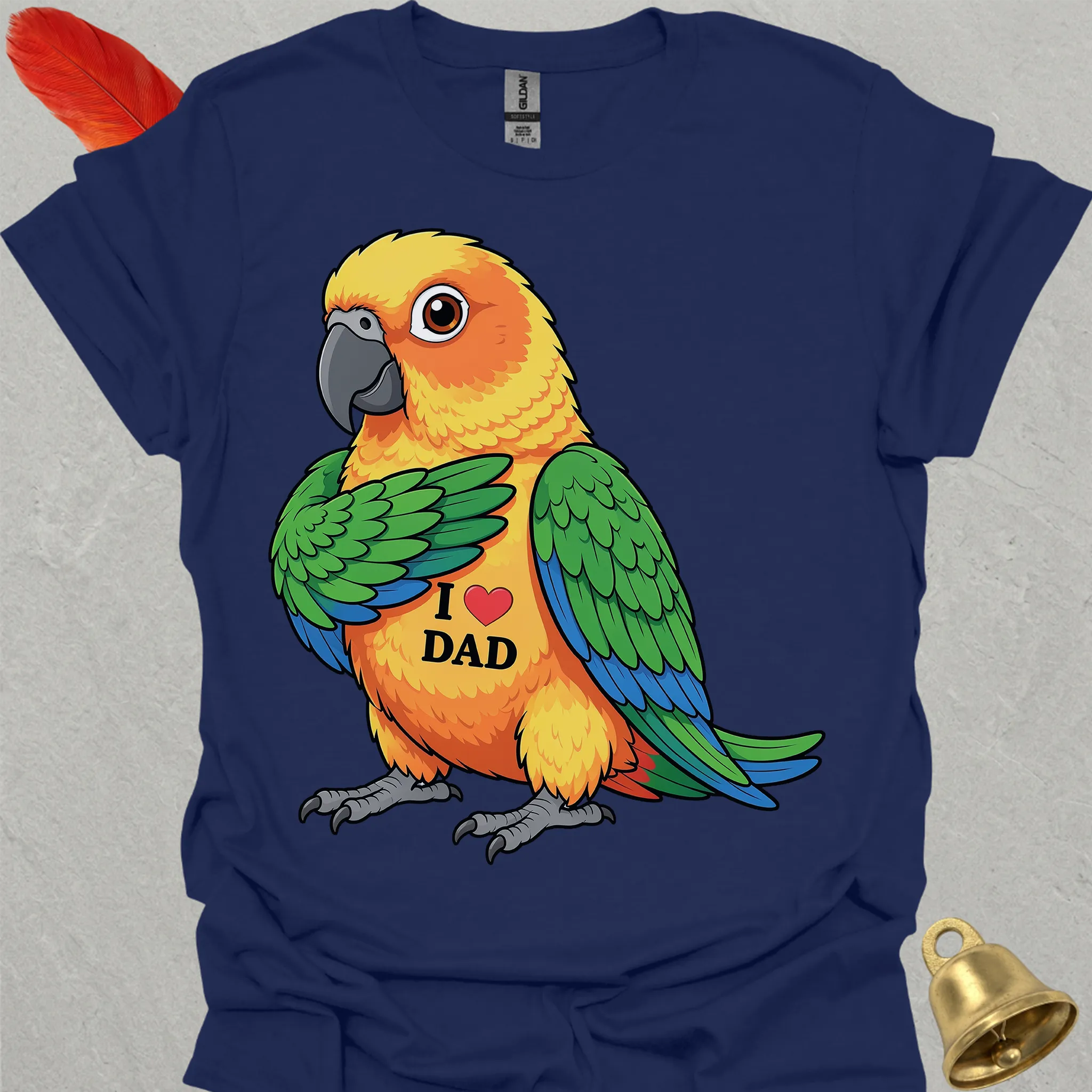 Jenday Conure I Love Dad T-Shirt