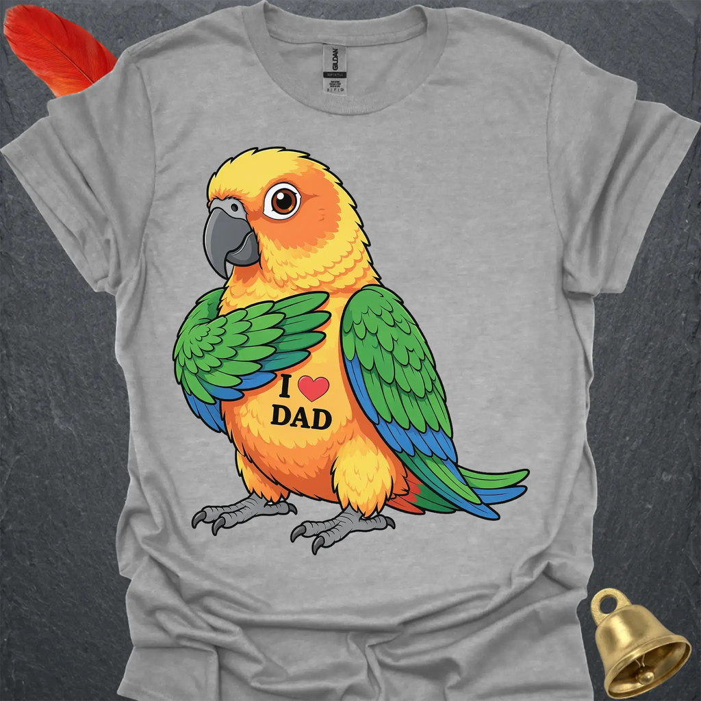 Jenday Conure I Love Dad T-Shirt