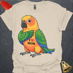 Jenday Conure I Love Mom T-Shirt