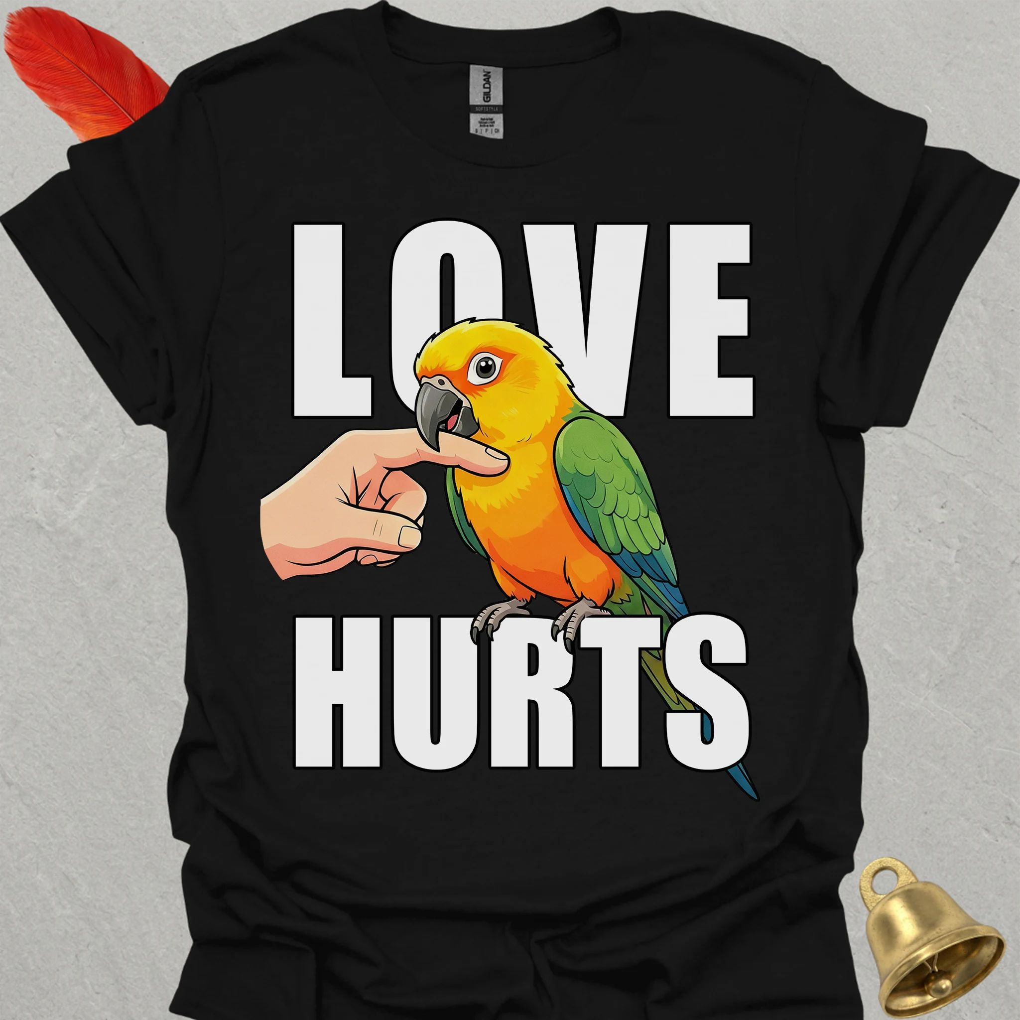 Jenday Conure Love Hurts T-Shirt