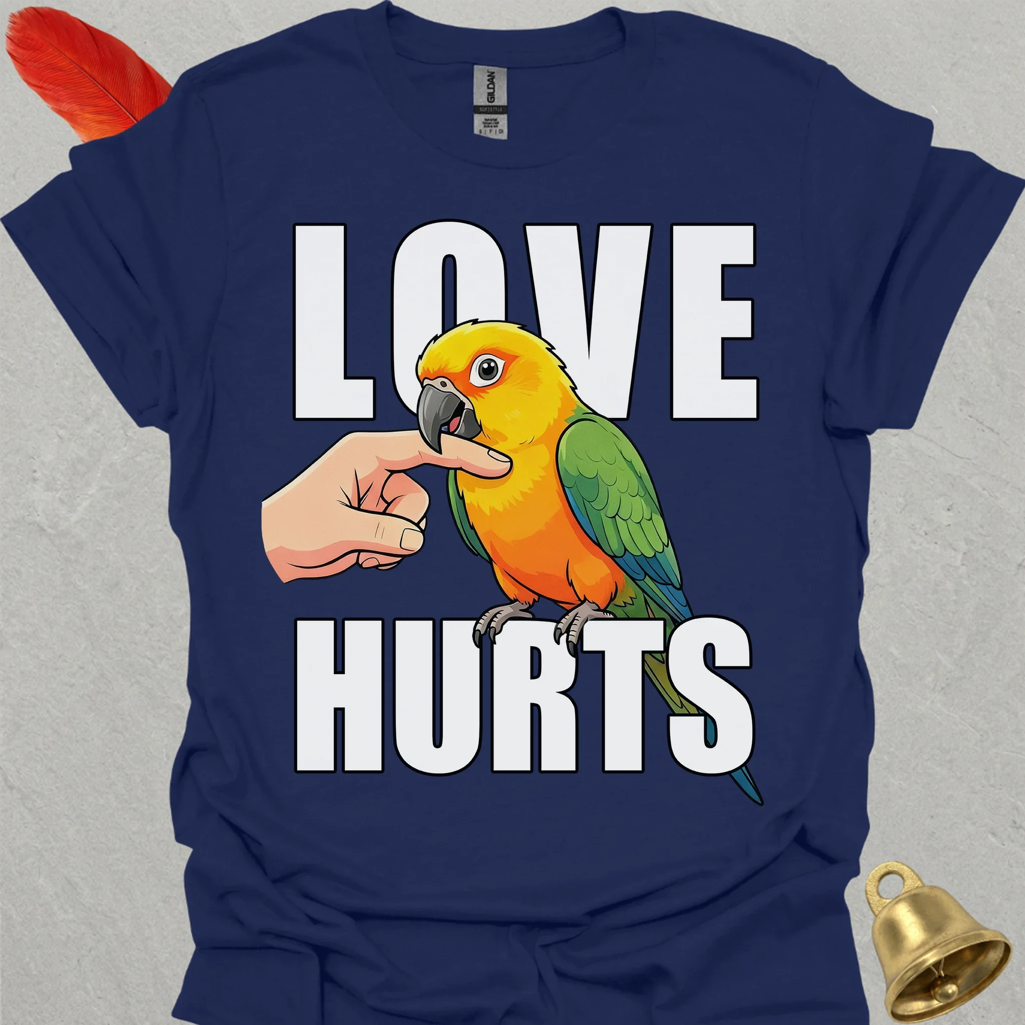 Jenday Conure Love Hurts T-Shirt