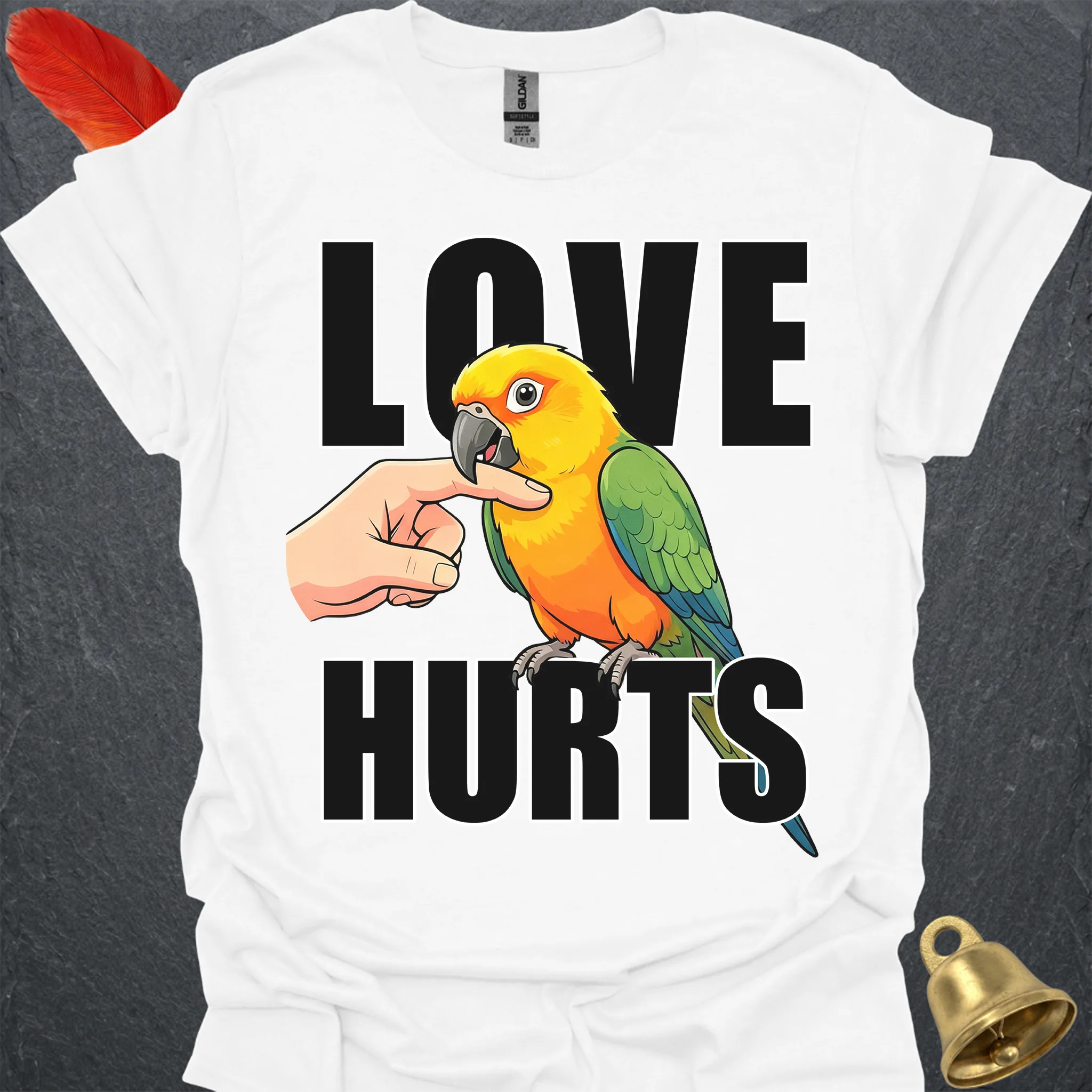 Jenday Conure Love Hurts T-Shirt