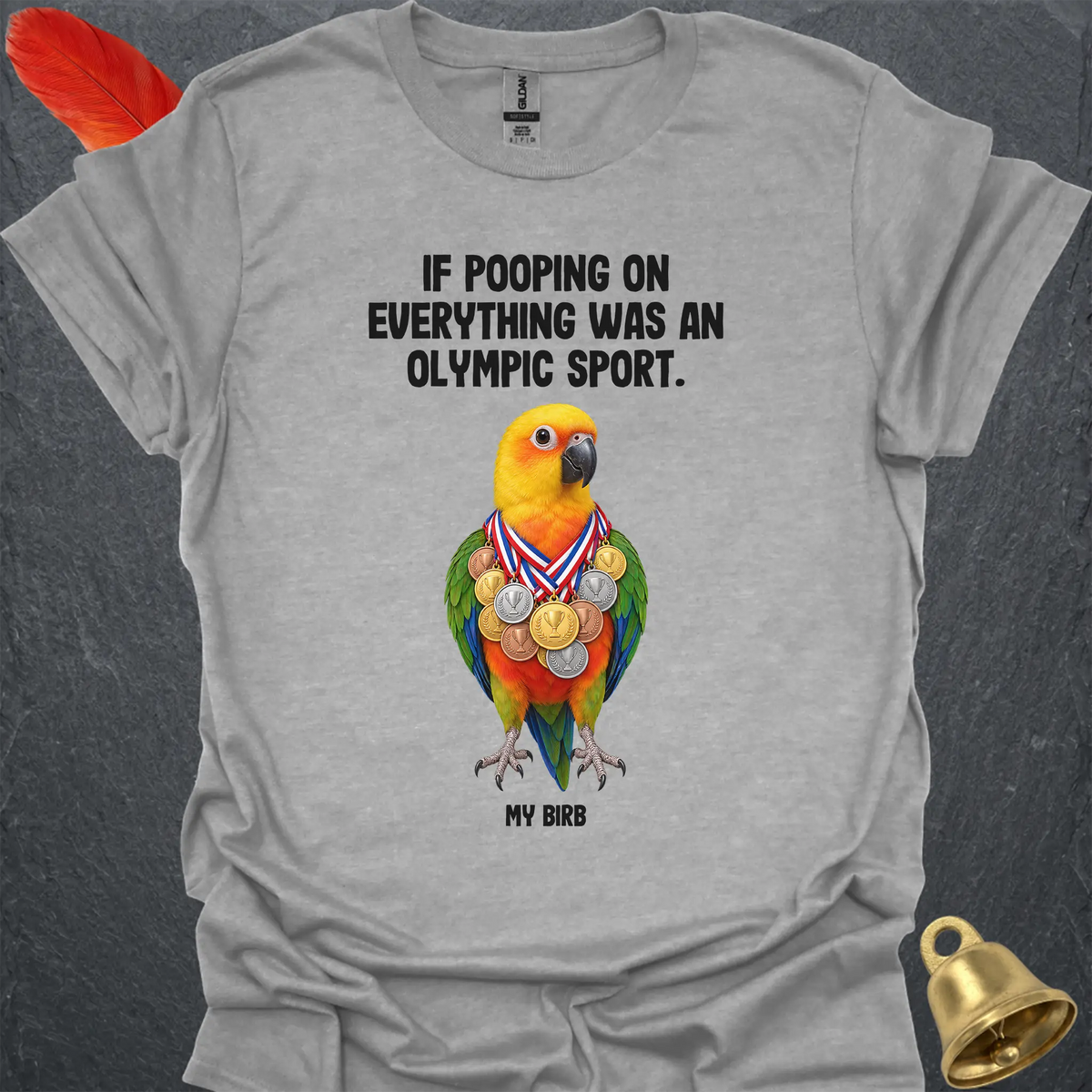 Jenday Conure Olympic Pooper T-Shirt