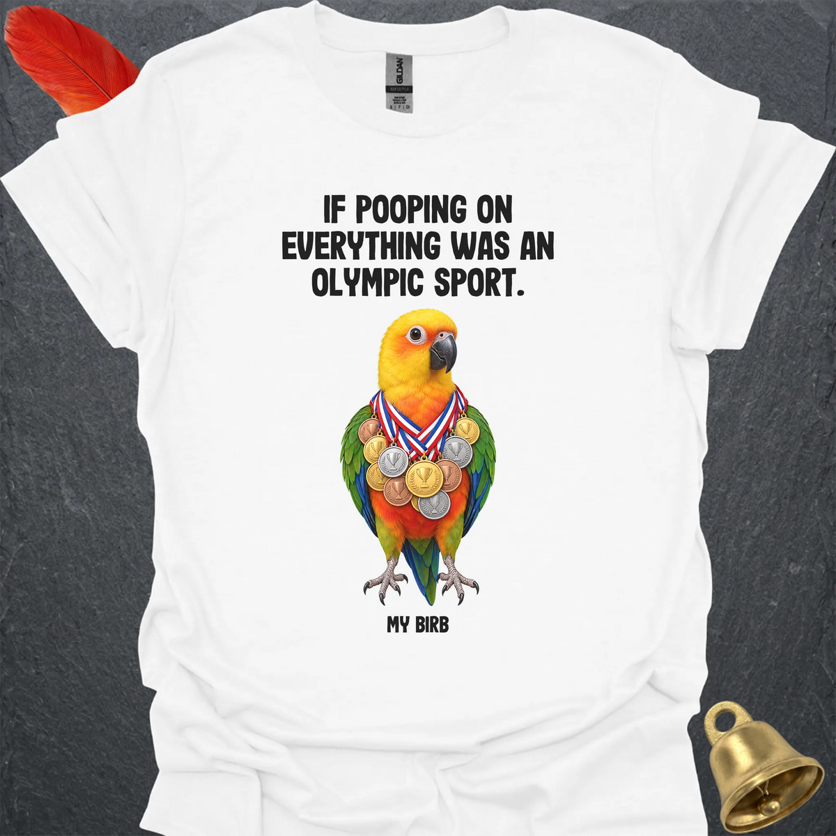 Jenday Conure Olympic Pooper T-Shirt