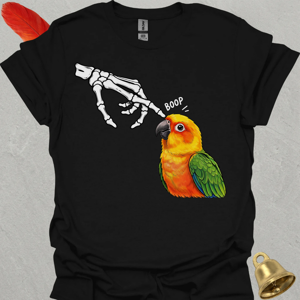 Jenday Conure Skeleton Boop T-Shirt