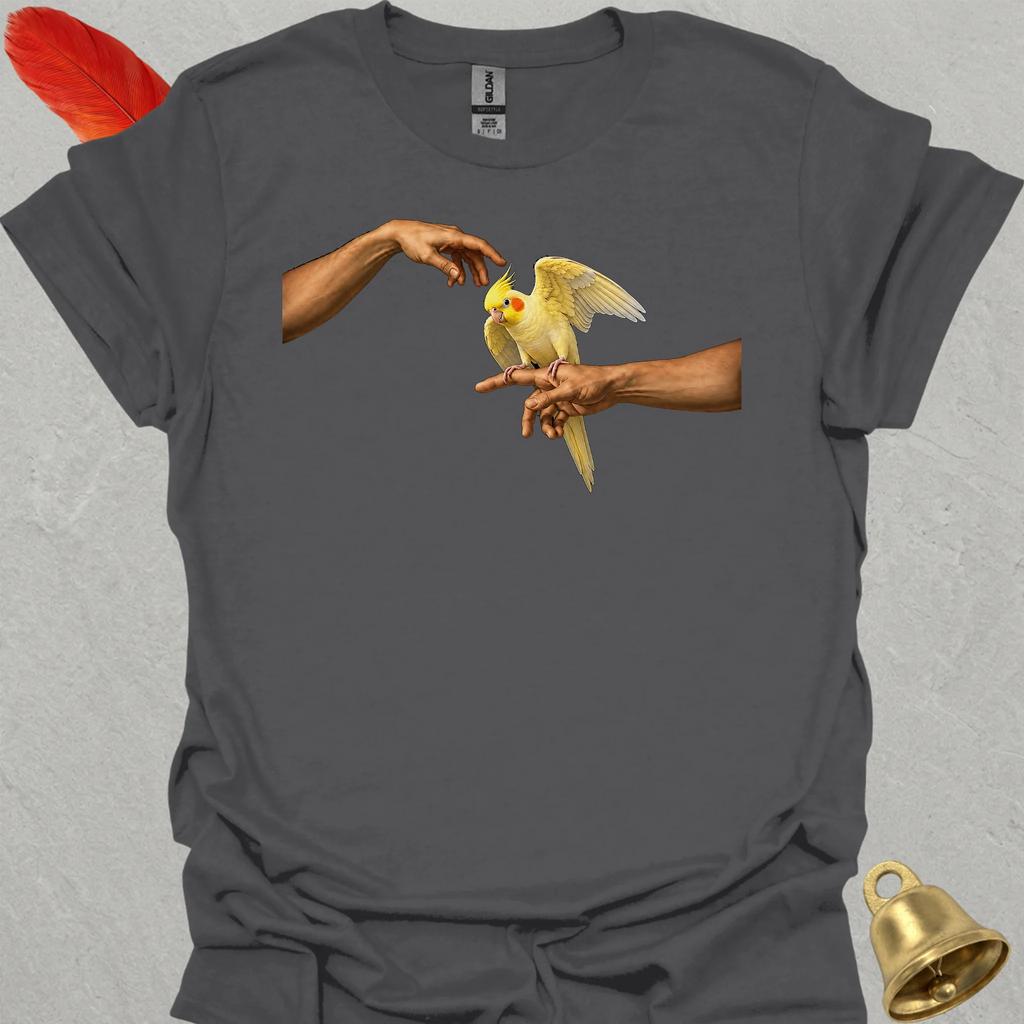 Lutino Cockatiel Adam T-Shirt