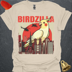 Lutino Cockatiel Birdzilla T-Shirt