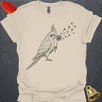 Lutino Cockatiel Blowing Wishes T-Shirt