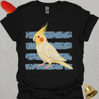 Lutino Cockatiel Brush T-Shirt
