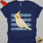 Lutino Cockatiel Brush T-Shirt