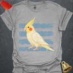 Lutino Cockatiel Brush T-Shirt