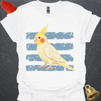 Lutino Cockatiel Brush T-Shirt