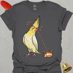 Lutino Cockatiel Eye on Prize T-Shirt
