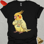 Lutino Cockatiel I Love Dad T-Shirt