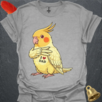 Lutino Cockatiel I Love Dad T-Shirt