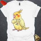 Lutino Cockatiel I Love Dad T-Shirt