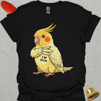 Lutino Cockatiel I Love Mom T-Shirt