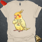 Lutino Cockatiel I Love Mom T-Shirt