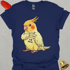 Lutino Cockatiel I Love Mom T-Shirt