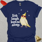 Lutino Cockatiel Live Laugh T-Shirt