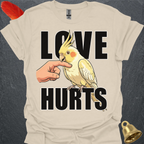 Lutino Cockatiel Love Hurts T-Shirt