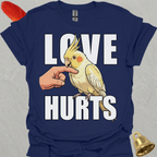 Lutino Cockatiel Love Hurts T-Shirt