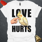 Lutino Cockatiel Love Hurts T-Shirt