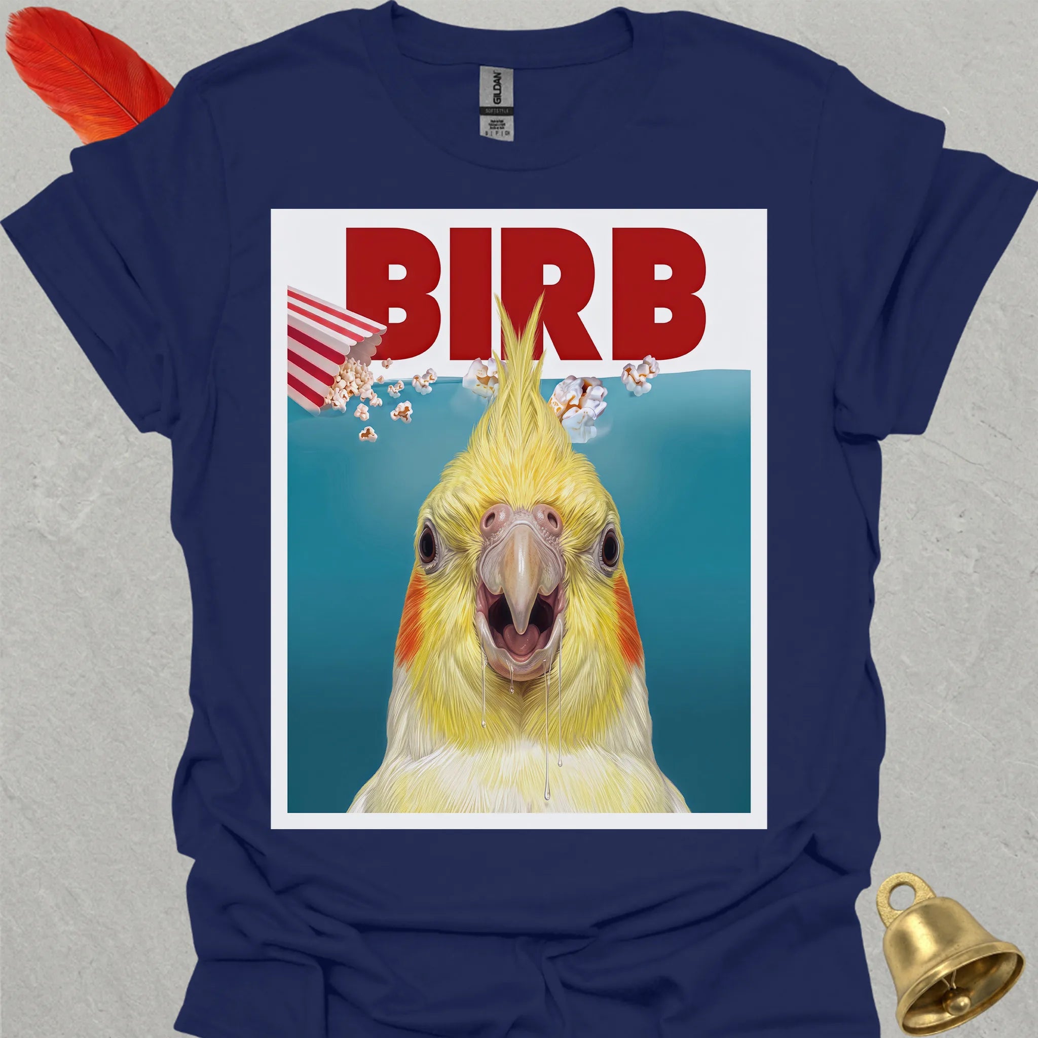 Lutino Cockatiel Movie T-Shirt