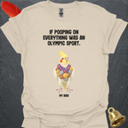 Lutino Cockatiel Olympic Pooper T-Shirt