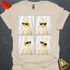 Lutino Cockatiel Photobooth T-Shirt