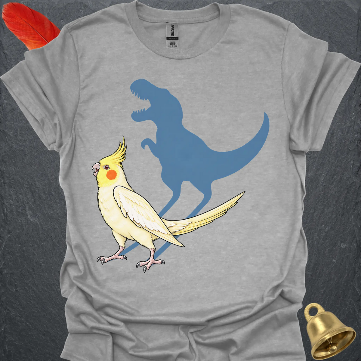 Lutino Cockatiel Roar T-Shirt
