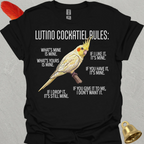 Lutino Cockatiel Rules T-Shirt