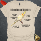 Lutino Cockatiel Rules T-Shirt