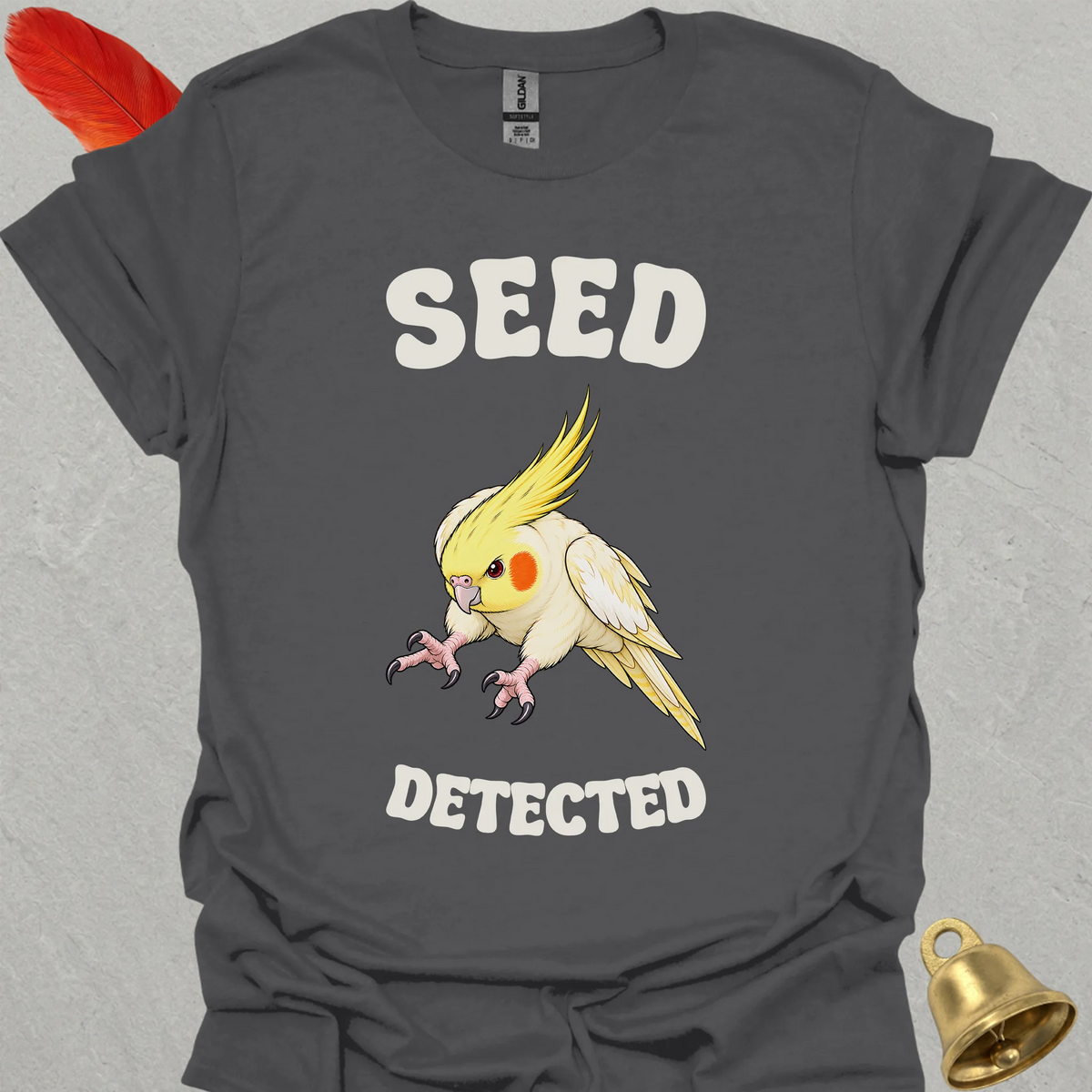 Lutino Cockatiel Seed Detected T-Shirt