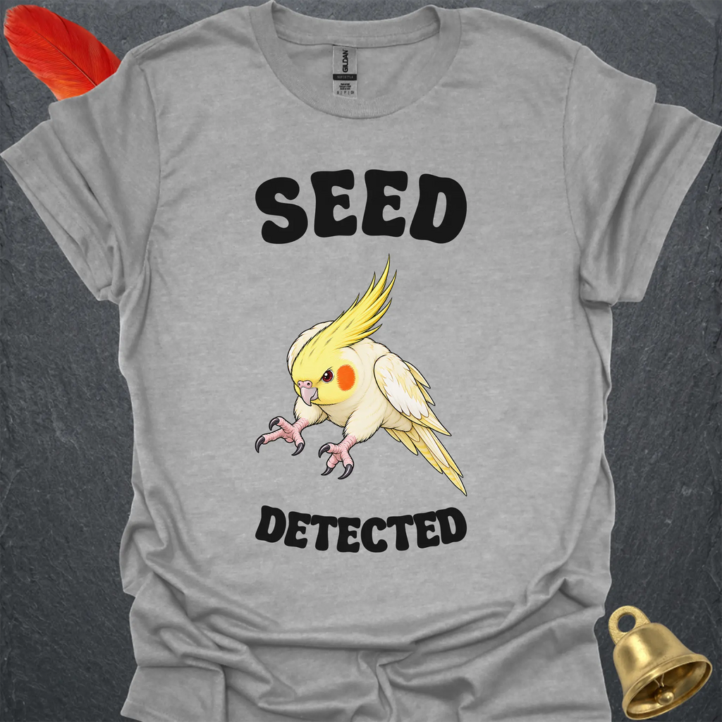 Lutino Cockatiel Seed Detected T-Shirt