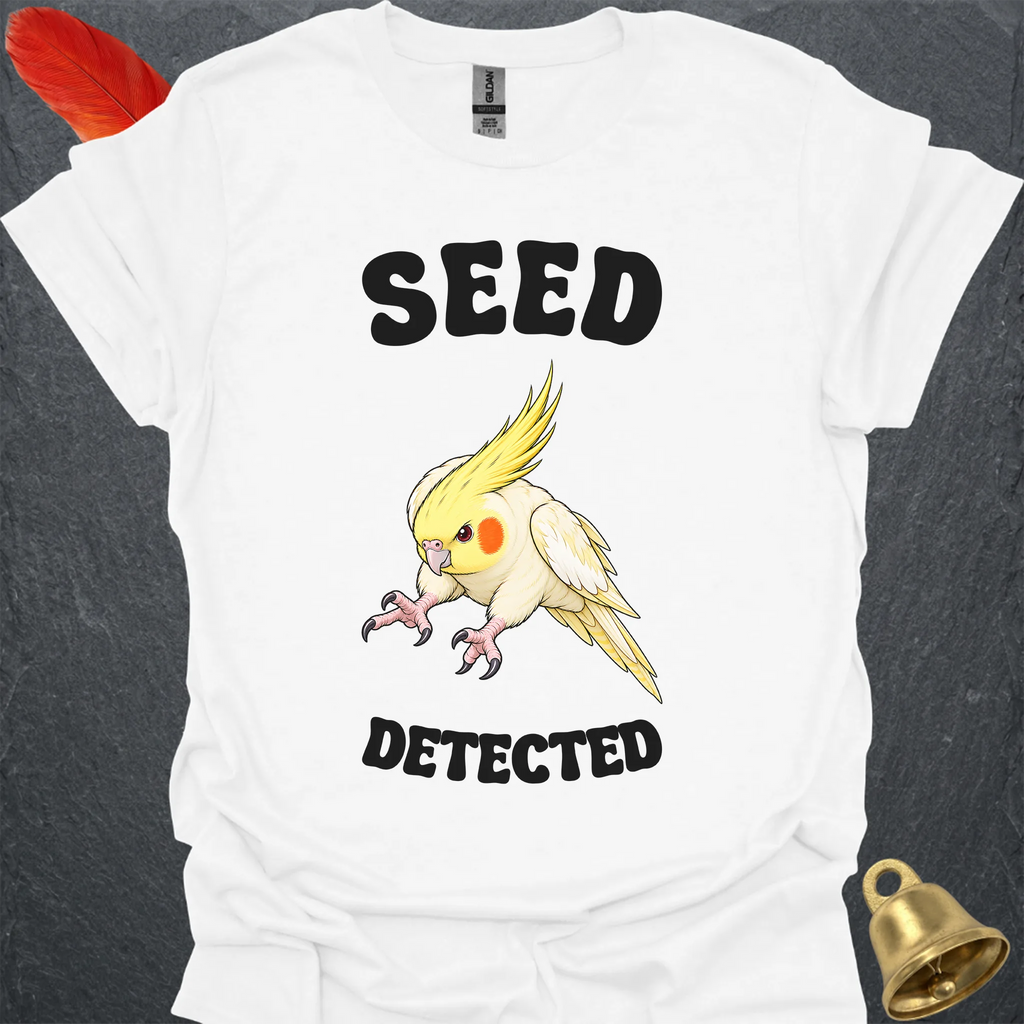 Lutino Cockatiel Seed Detected T-Shirt