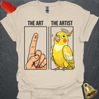 Lutino Cockatiel The Artist T-Shirt