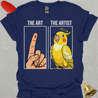 Lutino Cockatiel The Artist T-Shirt