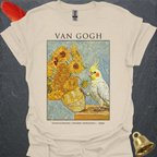 Lutino Cockatiel Van Gogh T-Shirt
