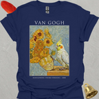 Lutino Cockatiel Van Gogh T-Shirt
