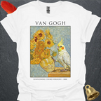 Lutino Cockatiel Van Gogh T-Shirt