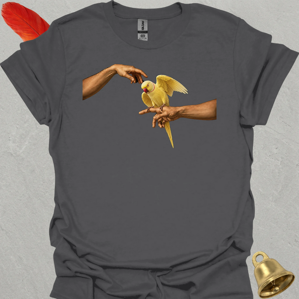 Lutino Indian Ringneck Adam T-Shirt
