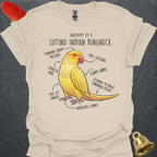 Lutino Indian Ringneck Anatomy T-Shirt
