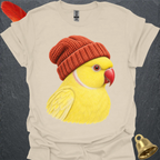 Lutino Indian Ringneck Beanie T-Shirt