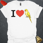 I Love Lutino Indian Ringneck T-Shirt