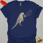 Lutino Indian Ringneck Blowing Wishes T-Shirt