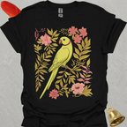 Lutino Indian Ringneck Boho Flower T-Shirt