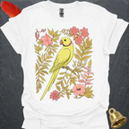 Lutino Indian Ringneck Boho Flower T-Shirt