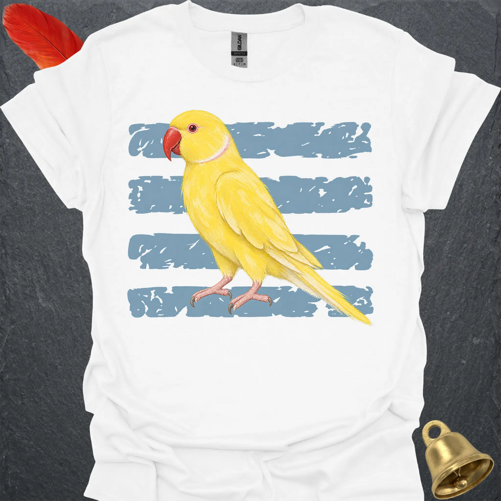 Lutino Indian Ringneck Brush T-Shirt